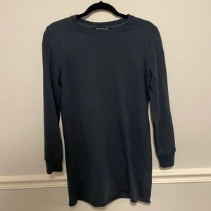 navy blue abercrombie and fitch dress
